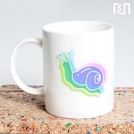 Neon Snail Icon Mug 1