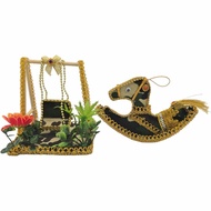 泰国爱凯 Ai Kai 玩具 马/秋千 许愿还愿摆件 佛牌供奉 神马兵仔 神童供品