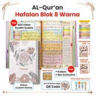 - Al Quran Memorization of Latin Words A5, Custom Name on Cover, Easy Memorization with 8 Color Bloc