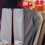 Palazzo Wanita Muslimah Material Cotton Linen High Quality/ Seluar Cotton/loose pants