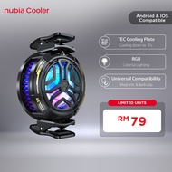 nubia Cooler | RGB TEC Phone Cooler | -3°C Ultra Cooling | Universal Clip