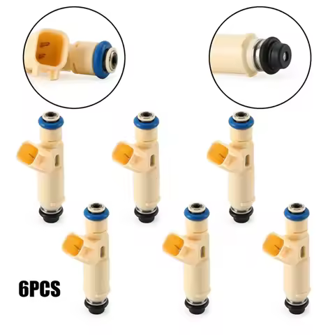 6PCS Car Fuel Injector Nozzle 195500-3520 For Ford 01-04 Mazda Mercury 3.0 , 195500-3521, 822-11157,