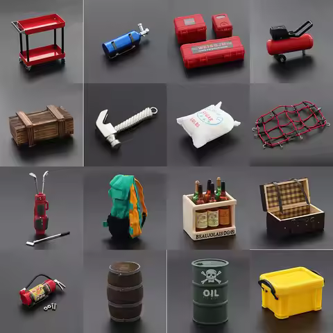 RC Car Scene Simulated Decorations Tool Accessories for 1/10 Crawler TRX4 Axial SCX10 AXI03007 Capra