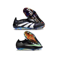 17 Falcon25Fully knitted with shoelaces FG Soccer shoes PREDATOR ACCURACY+ FG BOOTS size：35-46 Men's