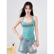 Y2k Top Asian Culture Wear Sweet Cool Top y2k Clothes Narrow Waist Top Short Top Asian Culture y2k y