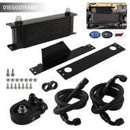 10AN 13 Row Engine Oil Cooler Filter Adapter Hose Kit Fits Subaru WRX/STI 2.0L/2.5L EJ205 EJ255 Engi