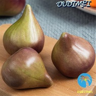 OUDIMEI Artificial Fig, Funny Lifelike Simulation Fig Ornament, Kid Toy Gift Mini Handicrafts Fruit 