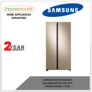 SAMSUNG RS62R5006F8/SS SpaceMax SIDE BY SIDE 647L ENERGY RATING 3 TICKS