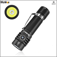 Zior Wurkkos WK03 Led Zaklamp 18650ไฟฉาย1800LM Atr Luminus SST40 Oplaadbare Usb C Licht IP68 Waterdi