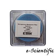 Membrane Filter, 47mm, 0.45μm, Nylon, HmbG