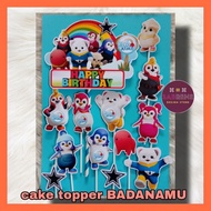 Cake Topper BADANAMU Ready Stock