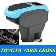 New Design TOYOTA YARIS CROSS Armrest Console Box Arm Rest box Adjustable Centre Console Car Armrest box with usb Interior modification accessories