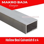 Hollow Besi Galvanish 6 x 4 1.2 mm x 6 Mtr