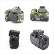 เคสฝาครอบป้องกันซิลิโคนนิ่มสำหรับกล้อง Nikon D5500 D5600กระเป๋าเคสใส่กล้อง