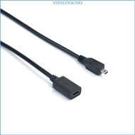VIVI Mini USB 8Pin to USB C OTG Cable Type C Female to Mini USB 8 Pin Male for Video Camera and Digi
