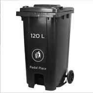 ถังขยะพลาสติก เกรดA (มีล้อ) 30L 50L 100L 120L 240L  260L ถังขยะฝาเรียบ ถังขยะเทศบาล ถังขยะกทม. ถังขย