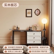 轉角梳粧檯鬥櫃 一體中古風現代臥室簡約床尾櫃 復古化妝桌（快遞送貨上門）