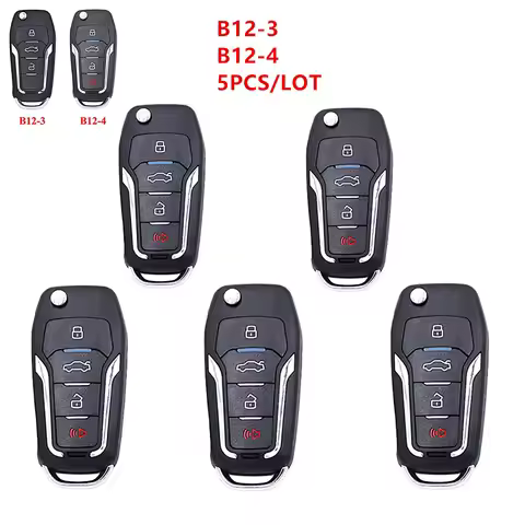 5pcs/lot KEYDIY B12-3 B12-4 Universal KD Remote for KD-X2 KD900 Mini KD Car Key Remote Fit More than