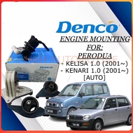 DENCO ENGINE MOUNTING KIT SET for PERODUA KELISA 1.0 (2001~) , KENARI 1.0 (AUTO)