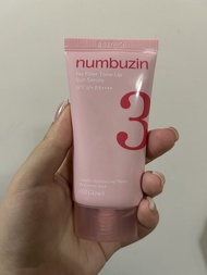 交換 01 blur Numbuzin 素顏霜 No.3 No Filter Tone-Up Sun Serum SPF50+ PA++++