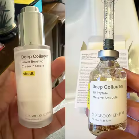 Sungboon Editor Deep Collagen PDRN Ampoule Copper Peptides Vitamin Serum Hydrating Moisturizing Fine