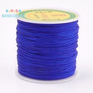1roll Polyester Cord Blue 0.8mm about 87.48 yards(80m)/roll