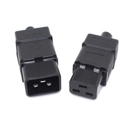 PDU/UPS socket Standard IEC320 C19 C20 16A 250V AC Electrical Power Cable Cord Connector Removable p