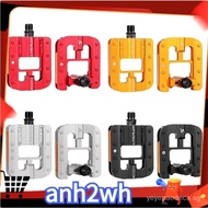 【In stock】A-NHLiteplus Aluminum Alloy Bicycle Folding Pedals Anti-Skid Windward Small Wheel Folding Bicycle Pedals Bike Accessories NQLY