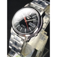 Seiko 5 Sports SNKL83K1 Black Dial Steel Bracelet Automatic Gents Watch Case Width 37.7 mm  SNKL83  SNKL83K