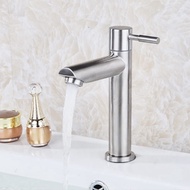 304 Stainless Hand Washing Sink Faucet FV13 Stainless Doff Crank Wash Basin Sink Water Faucet SUS 30