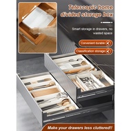 Home Expandable Tray Split Storage Box Kitchen Storage Organizer Tray Divider Drawer Organizer
