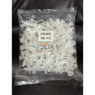 Viser Gypsum Drywall Board Butterfly Contents 100 Pcs White Drywall Board Plaster Gypsum Screws