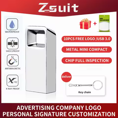 Zsuit 10Pcs/lot 128G 3.0 USB Flash Drive 64GB Pendrive 32GB Real Capacity Waterproof Flash Disk 16GB