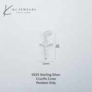 KC Jewelry S925 Silver - Crucifix Cross Pendant