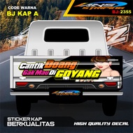 DECAL STICKER BAK BELAKANG MOBIL GRANMAX PICK UP / DECAL STIKER BAK CARRY L300 / VARIASI STIKER BAK 