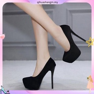 Women's High Heels Waterproof platform Powder Shi Sexy Fashion 12 CM High Heels