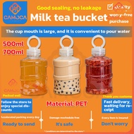 Cc Mini Water Bucket Tumbler Creative Mineral Water Bottle 700ml 500ml