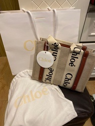 Chloe woody tote bag, mini size