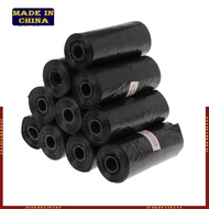 HIk 150  Dog Poop Bags Black Waste Bag Leak-proof Dog Waste Bags 8 7 x12 Inches