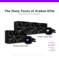 NZXT KRAKEN ELITE [ 240 / 360 / 240 RGB / 360 RGB ] AIO Liquid CPU Cooler With LCD Display [BLACK/WHITE]