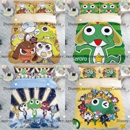 Keroro 軍曹  Tamama二等兵 Kululu 曹長  Giroro伍長 Kururu曹長 Dororo兵長 床單 床上用品 床單套裝 四件套