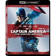 [Taiwan Version] Blu-ray HD Movie 4K UHD 1080P Captain America 2: Cold Warrior (Taiwan) Captain Amer
