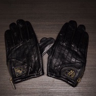 Stira | Riding GLOVES FULL FINGER BLACK REVOLT INDUTRY | Leather Gloves | Motorcycle Gloves | Riding