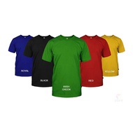 TSHIRT KOSONG LENGAN PENDEK LELAKI MICROFIBER ROUND NECK T SHIRT KHAKI BAJU KOSONG PLAIN T SHIRT BAJU T SHIRT KOSONG