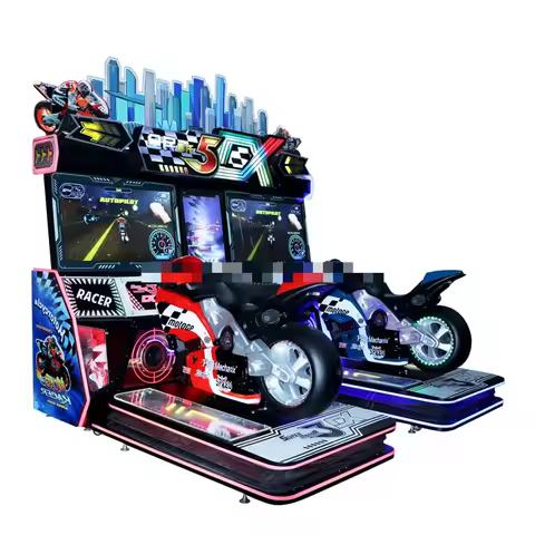 For 2 Players 5DX Super Bike & Motor Car Racing Simulator Coin Operated 5DX Motorcycle Fashion Game 