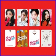 4PCS/Set IVE Yujin LOMO Cards Seasons Greetings Wonyoung Leeseo Postcards Collection Stars Periphery