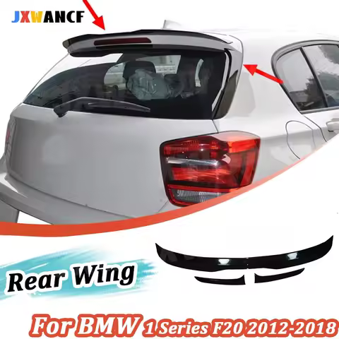 JXWANCF Rear Roof Spoiler Window Side Wings For BMW 1 Series F20 F21 116i 120i 118i M135i 2012-2018 