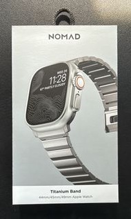 🔥 全新現貨 NOMAD 鈦金屬磁扣錶帶 V2 (銀色) ，Apple Watch 及 Ultra 🔥