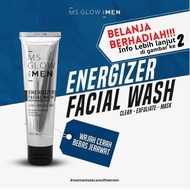 Facial Wash Ms Glow Men/Ms Glow For Men / MS GLOW FOR MEN FACIAL WASH