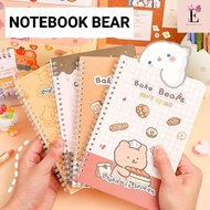 168 Notebook Bear Kawaii Cute Aesthetic Design | Student Korean Jurnal A5 | Buku Nota Murah